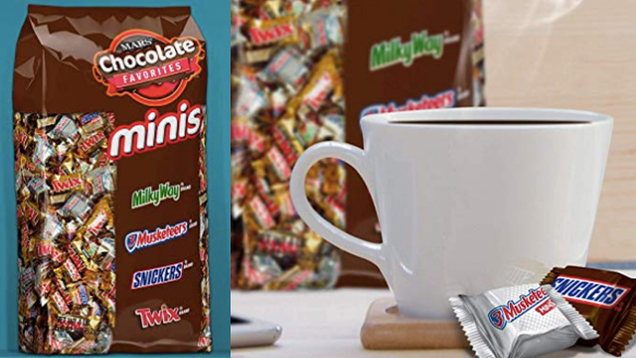 Snickers, Twix, 3 Musketeers, & Milky Way 4-Pound Bag | $17 | Amazon | Clip 15% off coupon